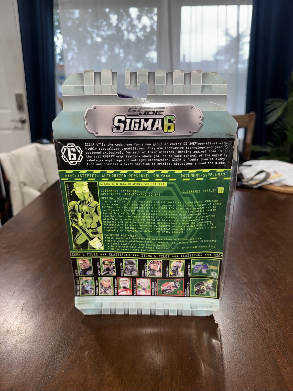 GI Joe Sigma 6 Ninja Kamakura Figure New