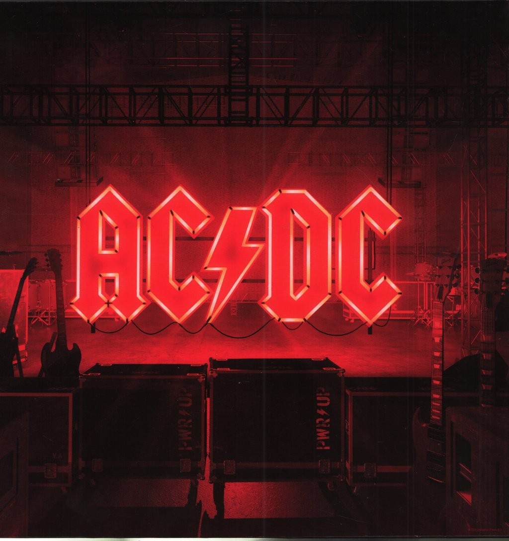 AC/DC PWR/UP LP VINYL 12 track limited transparent yellow vinyl in gatefold slee