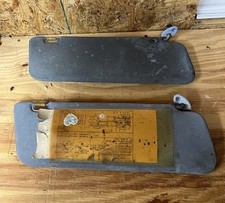 1979-1983 Toyota Pickup Driver Passenger Side Sun Visor Pair Set Blue Oem