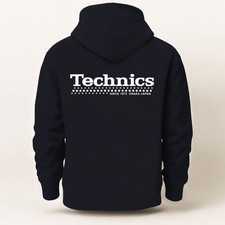 TECHNICS SINCE 1972 OSAKA JAPAN LOGOHOODIE  DJ 1200 TURNTABLE VINYL MUSIC