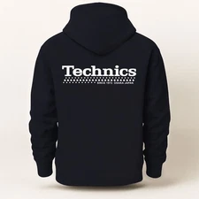 TECHNICS SINCE 1972 OSAKA JAPAN LOGOHOODIE  DJ 1200 TURNTABLE VINYL MUSIC