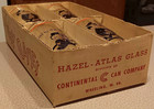 Vintage Set 4 HAZEL ATLAS gas station GAY GLASSES Original Box * no reserve * — photo 4