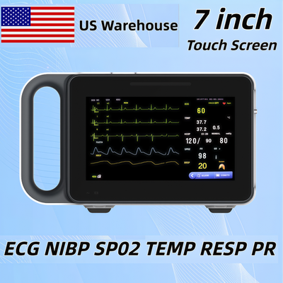 #ad #ad Touch Screen 7 inch Portable Multi parameter Patient Monitor ECG NIBP SP02 TEMP $339.00
