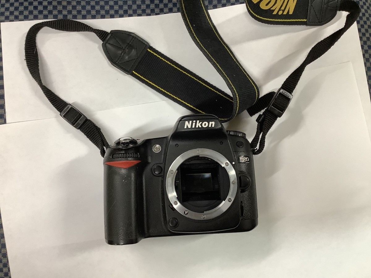 Nikon D80 Camera Body- Black Read | eBay