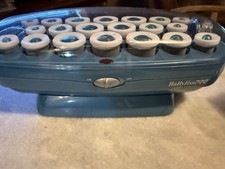 BaBylissPRO Nano Titanium Hot Rollers Set, Titanium Plate, Indicator Light, Blue