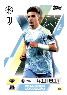 Match Attax EXTRA Champions League 121 - Francisco Conceicao - Away Kit 2025/26
