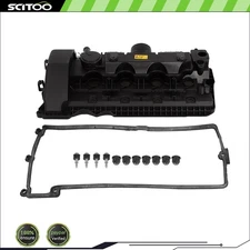 Engine Valve Cover w/ Gasket & Hardware LH Driver Side Cylinders 05-08 For BMW