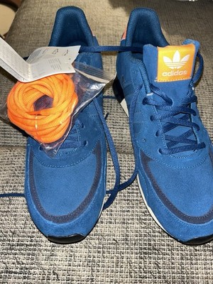 Adidas Originals ZX 850 Blau/Orange Herrensneaker Größe 10 Neu und OVP
