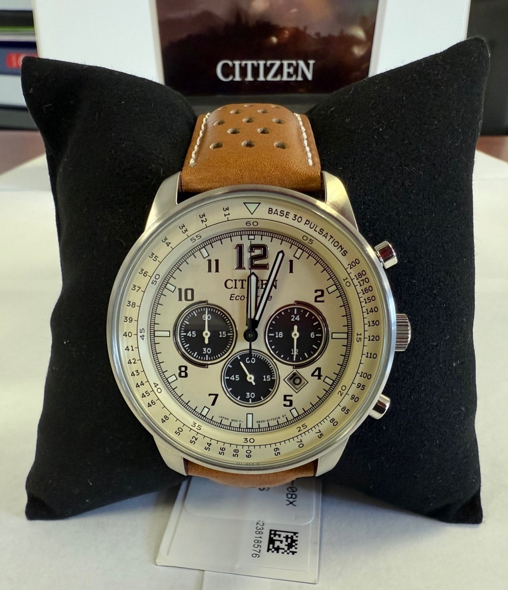 Citizen Men's Chronograph Eco-Drive Stainless Steel Watch CA4500