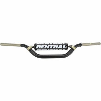 Renthal 918-01-BK-02-185 Twinwall Handlebar - CR High Bend - Black Black
