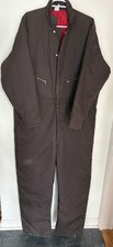 Vintage BIG BEN Mens Brown Work Coverall Quilted Lined Brown XL Heavy Duty USA 
