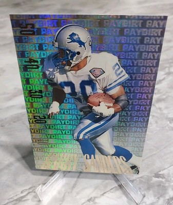 1995 SkyBox Premium Paydirt Gold #PD23 Barry Sanders Detroit Lions 