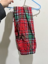 Jammies For Your Families boys Size 8 Christmas Plaid Pajama Pants