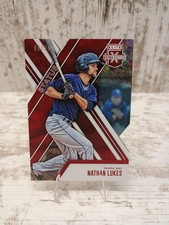 2017 Panini Elite Extra Edition Nathan Lukes 73 Red Die Cut 98/99 Tampa Bay Rays
