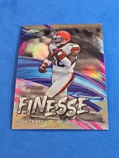 2024 Josh Cribbs Topps Chrome #F-24 Finesse Refractor 