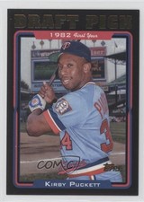 2022 Topps Archives 2005 Topps Draft Picks Black /99 Kirby Puckett #353 HOF 0t2