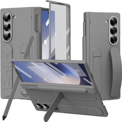 NINKI S Pen Case for Samsung Galaxy Z Fold 6, Protective Stand Case with Wristba