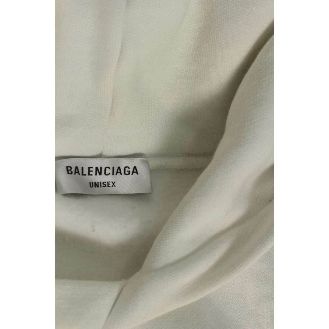 Balenciaga 22SS 675003 TLVF2 Pullover con cappuccio e logo dipinto uomo 1 usato6603