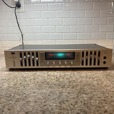 VINTAGE SANSUI RG-7 STEREO GRAPHIC EQUALIZER CONSOLETTE REVERB UNIT  COLOR hifi 