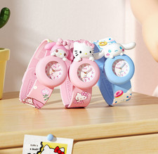 Sanrio Characters Kids Snap Watch Hello Kitty My Melody Cinnamoroll Water Resist