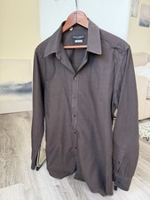 Dolce & Gabbana Brown Dinner Shirt Size it 15 3/4
