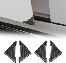 4 Pcs Car Door Edge Guards Door Anti-Collision Strip Anti-Rub Trim Carbon Fiber