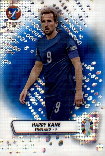 2023 Topps Pristine Road to UEFA Euro 2024 - Harry Kane #32 Blue Refractor /75