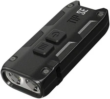 Nitecore Keychain Light Black Rechargeable Aluminum Construction - TIP SE BLACK