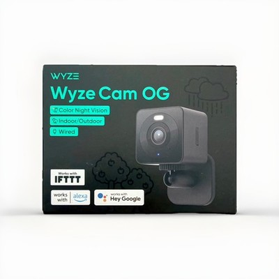 WYZE Cam OG Indoor/Outdoor 1080p Wi-Fi Smart Home Security Camera - Black