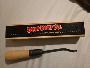 Vintage Dem-Bart Co Gunsmith Checkering Tool Tacoma Wash with Box