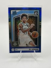 2024-25 Panini Optic AJ Johnson #277 Rookie Lot #/175 Blue #/225 Orange Shock