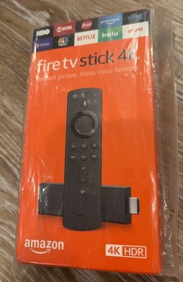 Amazon Fire TV Stick 4K Streaming Media Player Alexa Voice Remote 2018 1st Gen