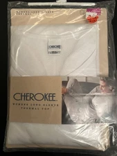 Women’s Cherokee Thermal Top White NIP 2X-Large