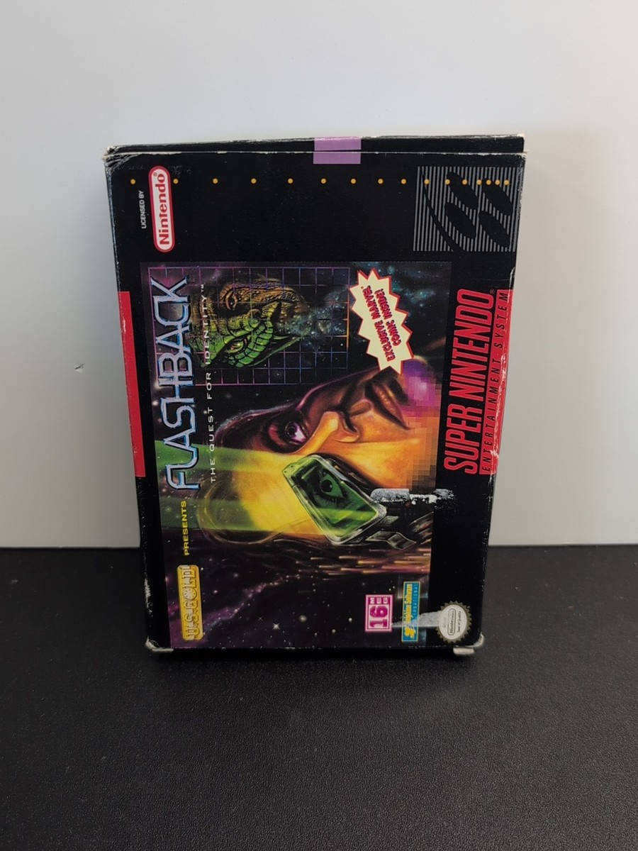 Flashback: The Quest for Identity (SNES, 1993) Complete In Box