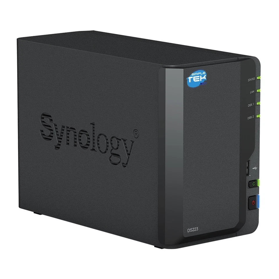 SYNOLOGY DS223 NAS 2-Bay Dual SSD 120GB Preinstalled SATA Ethernet LAN IP - Image 4 of 4