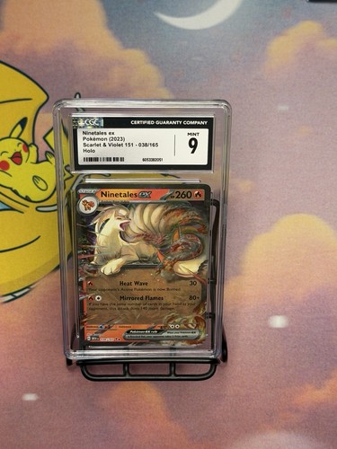 Ninetales ex graded CGC 9 for sale on eBay
