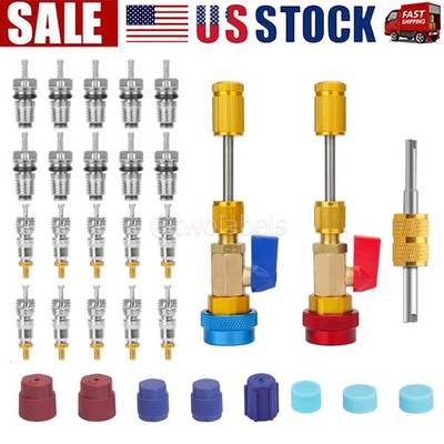 #ad R134A A C Air Conditioning Valve Core High Low Pressure Remover Installer Tool $16.69