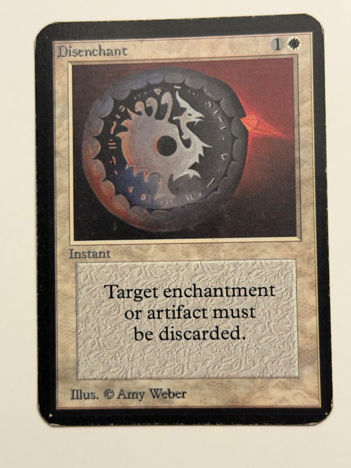 Disenchant Alpha MP MTG Magic the Gathering a