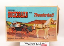 Johnny West Buckboard With Thunderbolt And Box 100 Complete 1967 Vintage