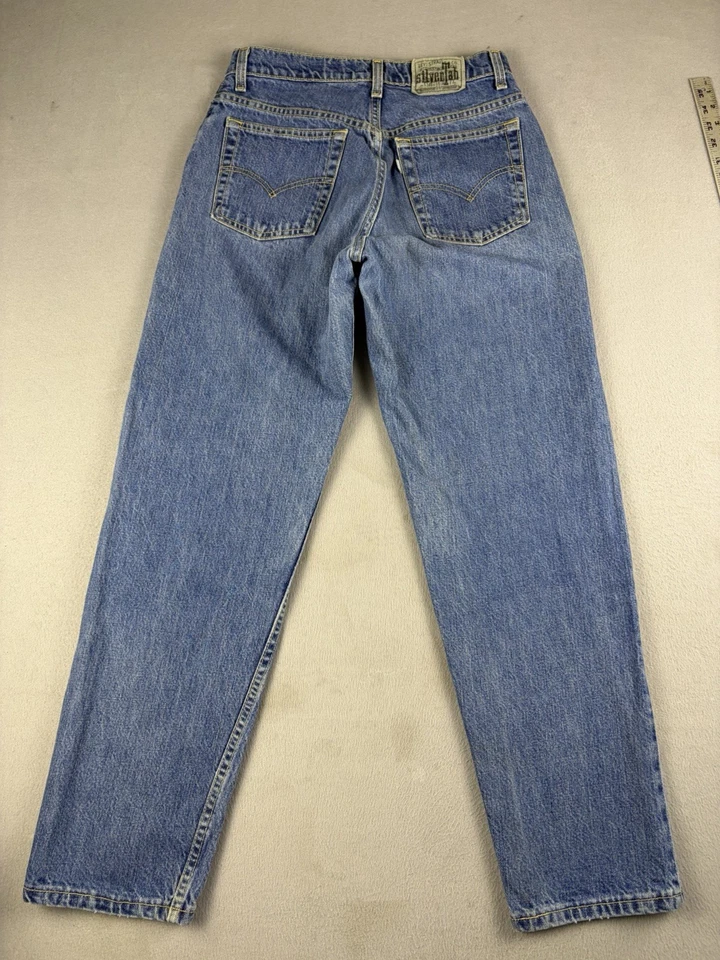 Jeans feminino vintage Levi’s SilverTab ajuste solto médio 9/10 jeans azul anos 90 Y2K - Imagem 3 de 4