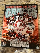 Alabama Crimson Tide Joe Namath Julio Jones lngram and more signed greats 8x10