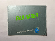 Rad Racer Manual  Nintendo Entertainment System NES  NES-RC-USA  Used