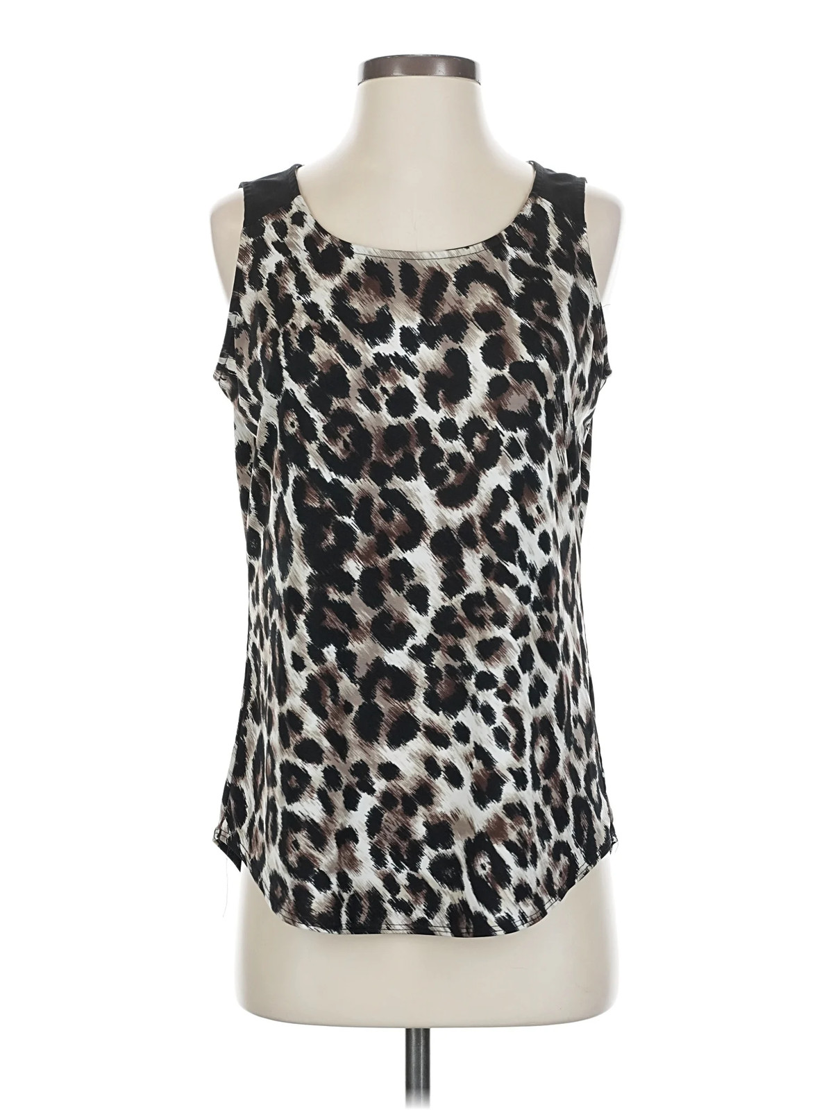 Van Heusen Women Silver Sleeveless Top S