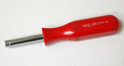 MAC S213 Hex Driver .328'' GM Door Panel Emblems Etc. Red Handle USA