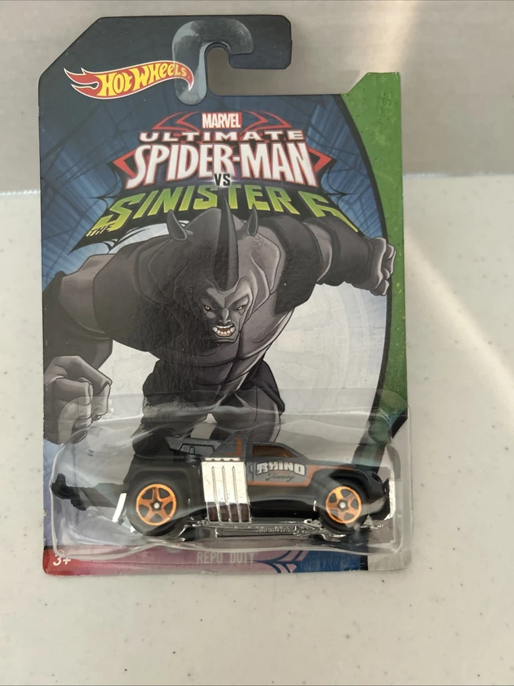 风火轮 ~ 2015 漫威终极蜘蛛侠与罪恶 ~ 7 件套汽车 ~ 密封 — 第 2/4 张图片
