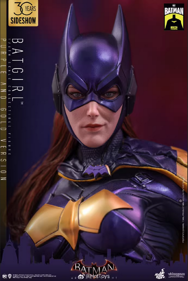 Hottoys 1/6 WF Limited Batman Arkham Knight Batgirl Purple and