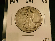 1917   Walking Liberty Half    Item # 10876