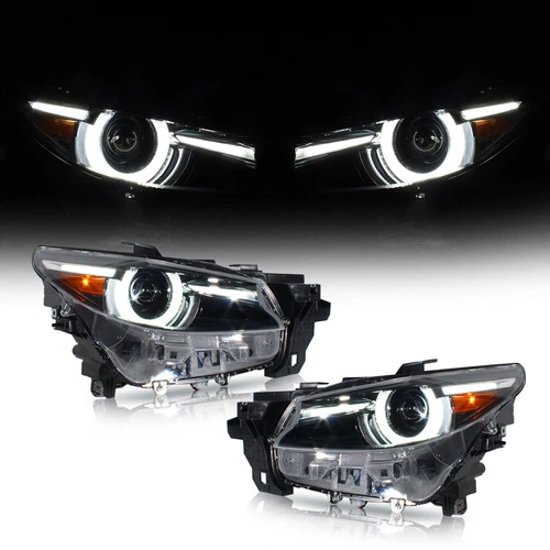Headlight Headlamp For Mazda CX-9 2016-2023 W/ AFS Full LED Adaptive LH & RH - Picture 4 of 12