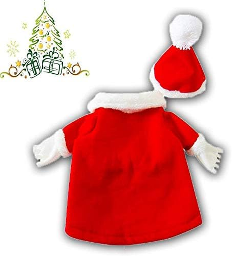 Dog Christmas Costumes with Hat Dog Santa Costume Dog Xmas Costume for