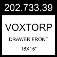 IKEA VOXTORP Drawer Front Matt White 18x15" 202.733.39
